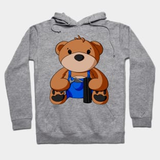 Mechanic Teddy Bear Hoodie